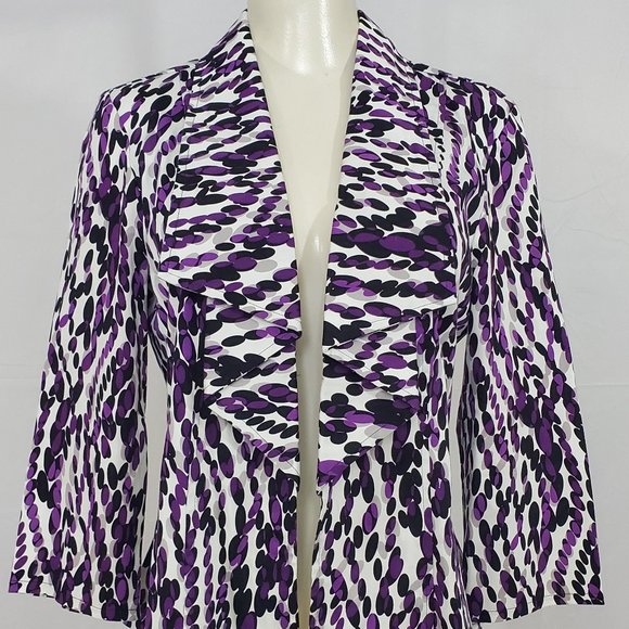 Cato Jackets & Blazers - Cato Jacket size Large Purple Collared Blazer